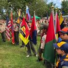 Members of the Noble Knights Honor Guard at Scout-O-Rama